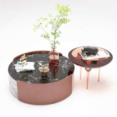 现代茶几3D模型下载